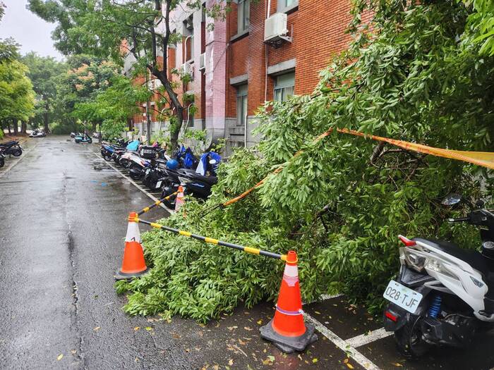 【總務處公告】請留意強風與降雨造成之積水、滲漏情形圖片